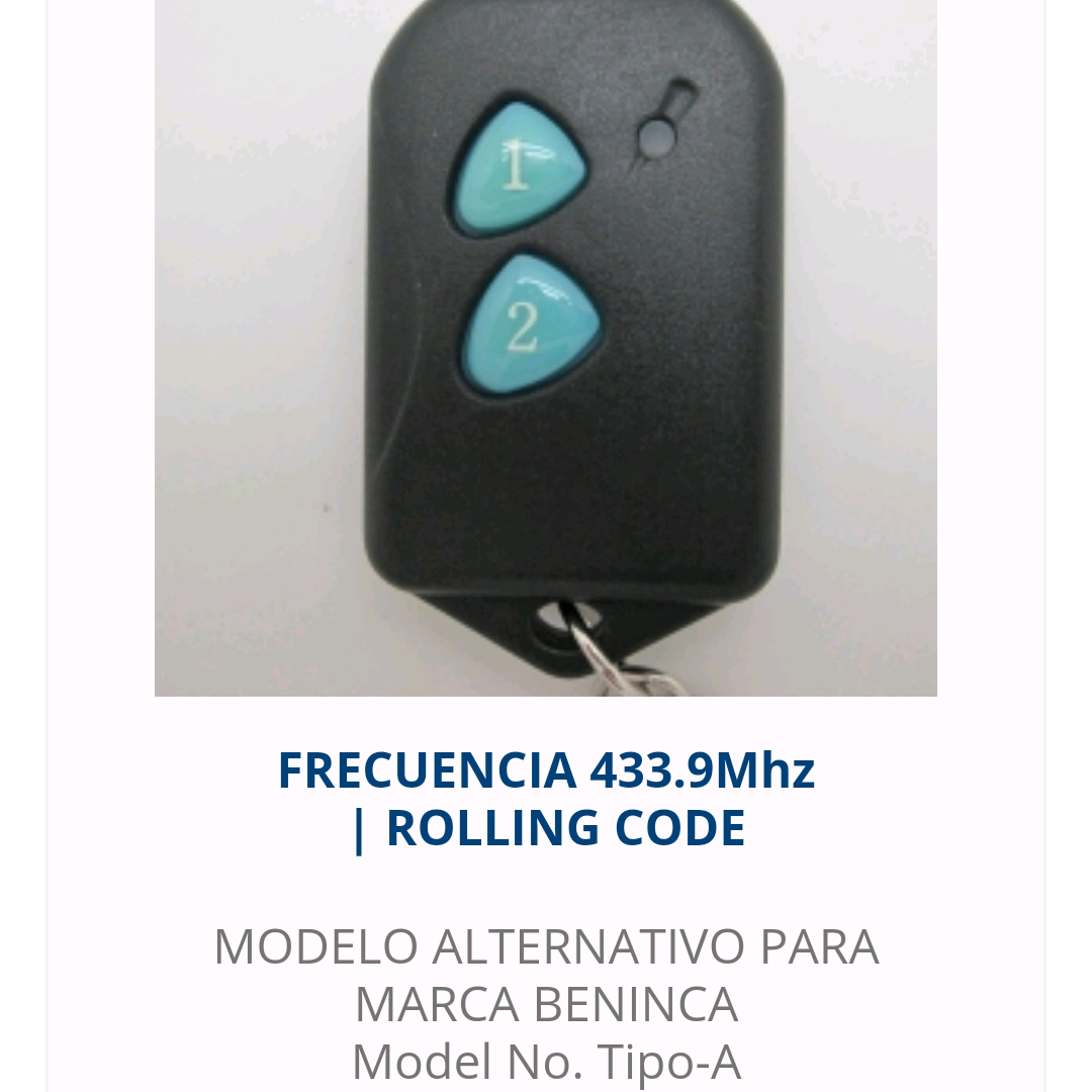 alternativo beninca tipo a