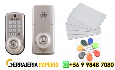 Instalación de cerraduras digitales y clonación de tarjetas y llaveros RFID